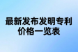 📌【最新：发明专利价格一览表】发明专利和实用新型专利价格